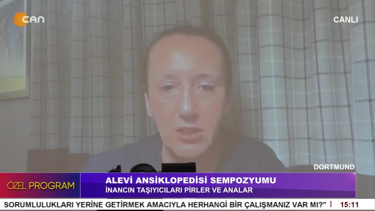 - Asimilasyon Ve Direniş
- İnancın Taşıyıcıları Pirler Ve Analar
- 2. Oturum
- Özel Programda Alevi Ansiklopedisi Sempozyumu 2. Gün CanTV'de - CANTV