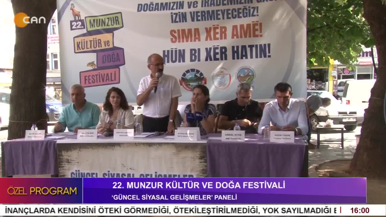 22. Munzur Kültür Ve Doğa Festivali 'Güncel Siyasal Gelişmeler' Paneli - CANTV