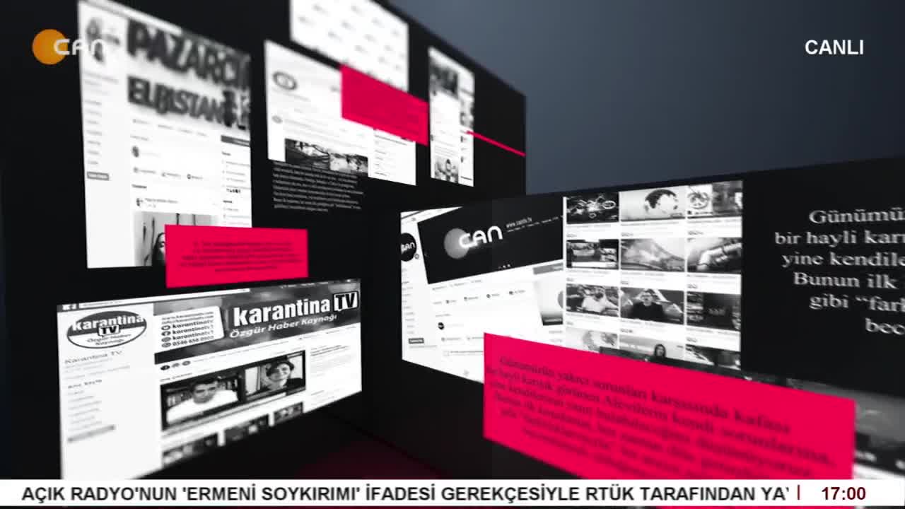 - Irkçılık Bir Hastalıktır
- Gülistan Dıku Nerede ?
- Sosyal Medyada Bu Hafta
- Şükrü Yıldız'ın Hazırlayıp Sunduğu Sosyla Medya CanTV'de - CANTV