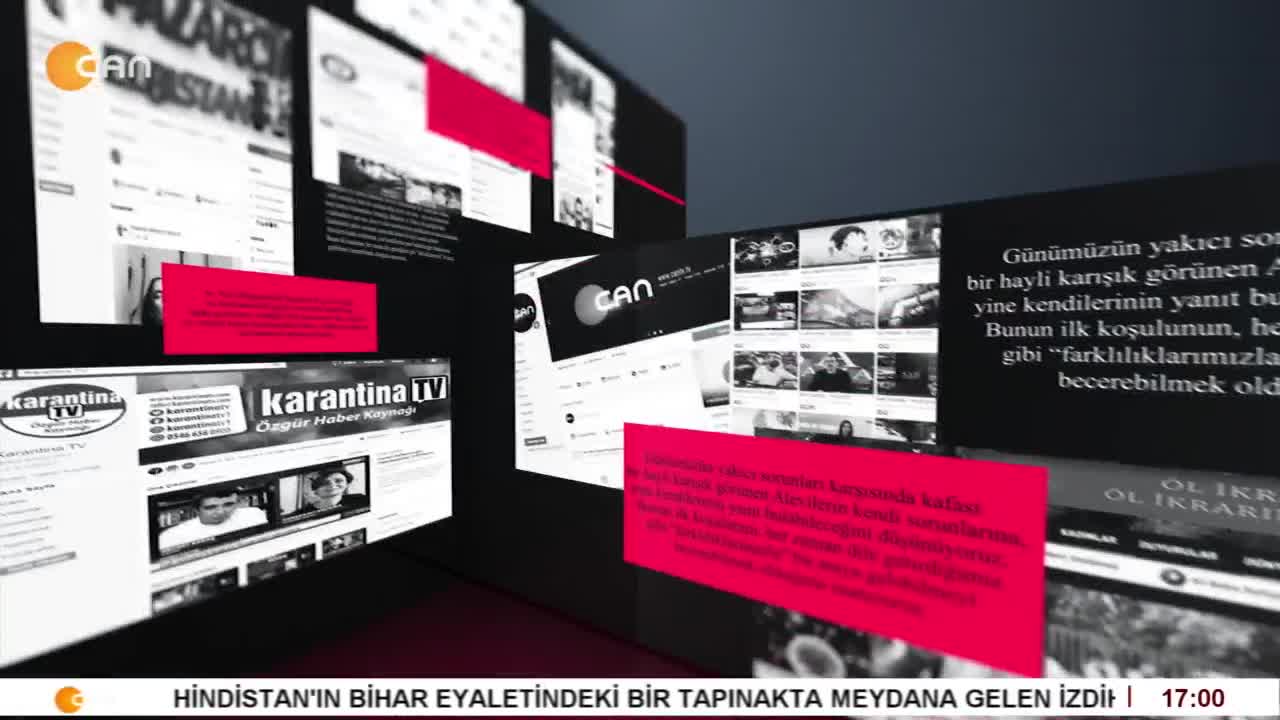 - Yayın Yasakları: Gerçekten Mağdurları mı, Yoksa Suçluları mı Koruyor ?
- Gülistan Doku Nerede ?
- Sosyal Medyada Bu Hafta
- Şükrü Yıldız'ın Hazırlayıp Sunduğu Sosyal Medya Programı CanTV'de - CANTV