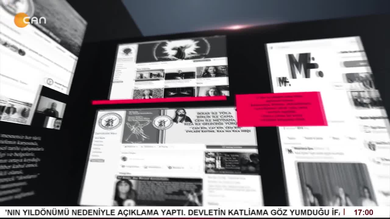 - Devlet Yönetemediğini Öldürüyor !
- Gülistan Doku Nerede ?
- Sosyal Medya Gündem !
- Şükrü Yıldız'ın Hazırlayıp Sunduğu Sosyal Medya CanTV'de - CANTV