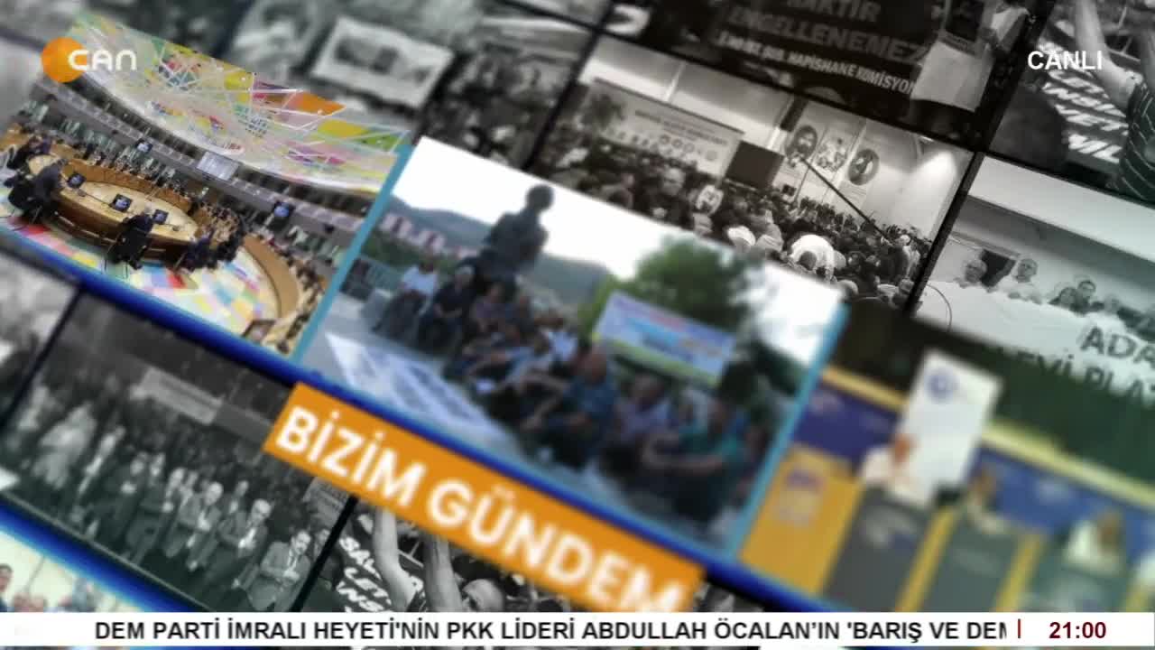 - Öcalan'ın Açıklamaları Sonrası Süreç Nasıl İlerleyecek
- Sivas Madımak Katilleri Serbest Bırakıldı
- Elif Sonzamancı İle Bizim Gündem Programının Konukları CanTV Yayın Kurulu Üyesi Veli Büyükşahin, Yazar Hasan Hayri Ateş, Gazeteciler Nilgün Mete Ve Cemal Turan - CANTV