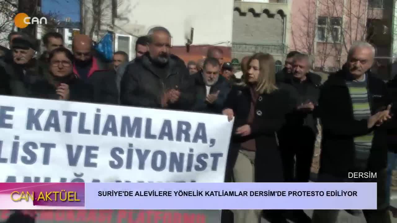 Suriye'de Alevilere Yönelik Katliamlar Dersim'de Protesto Ediliyor - CANTV