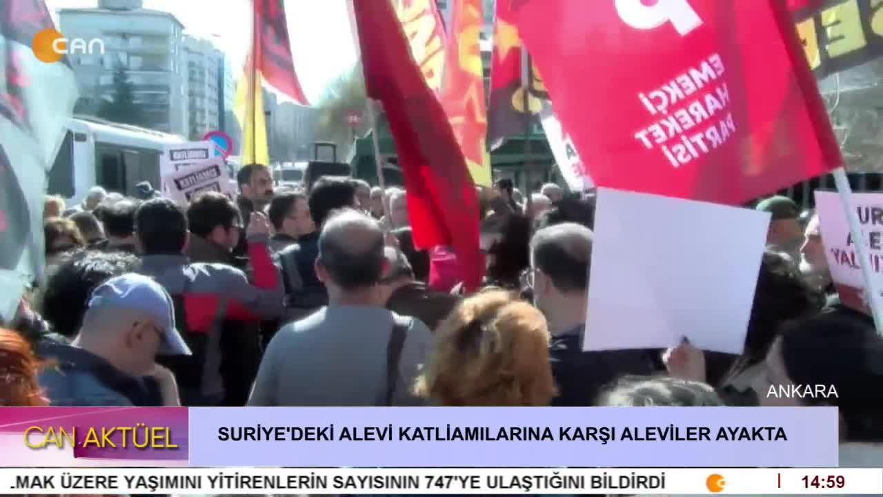 - SURİYE'DEKİ ALEVİ KATLİAMINA KARŞI ALEVİLER AYAKTA
- ANKARA
- Can Aktüel - CANTV