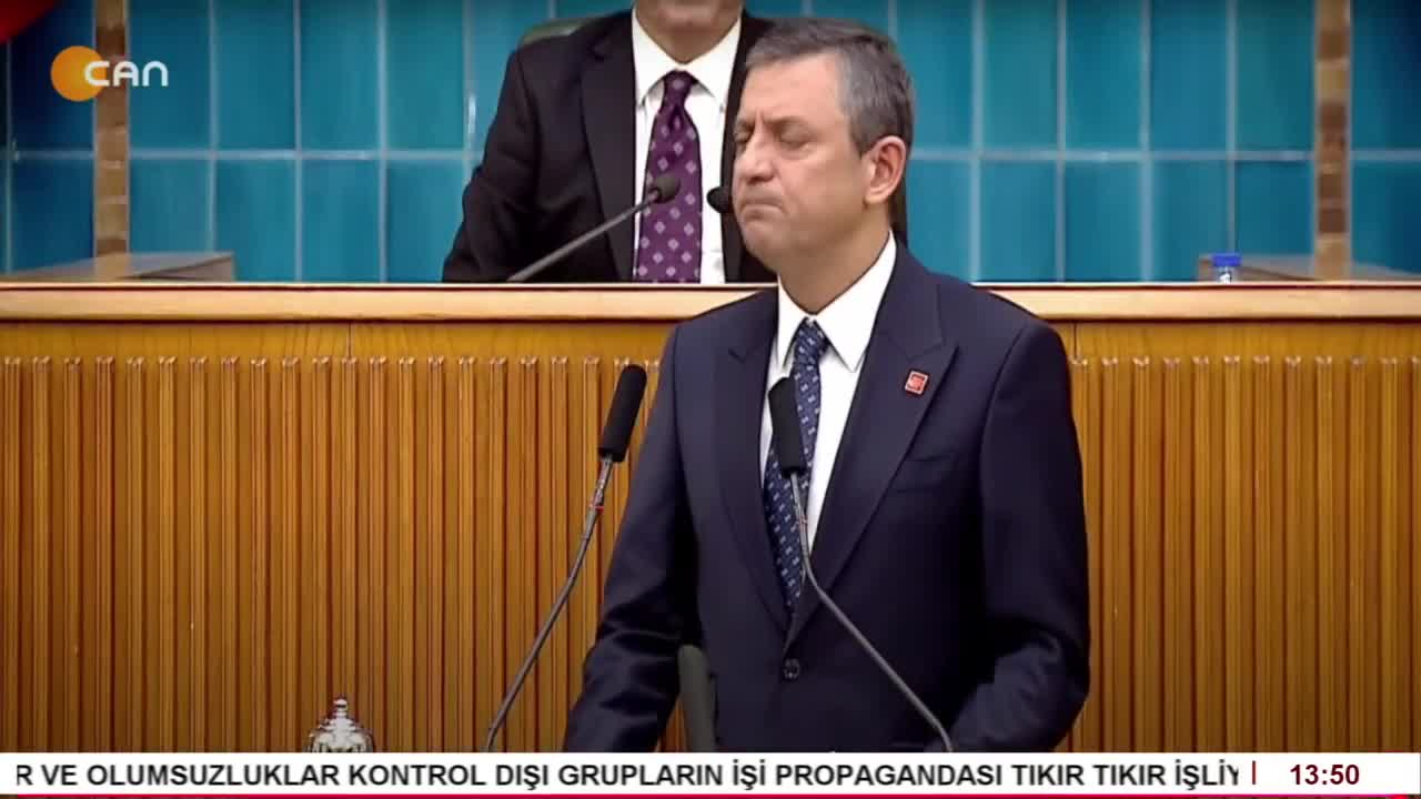 CHP Grup Toplantısı. CHP Genel Başkanı Özgür Özel Konuşuyor. - CANTV