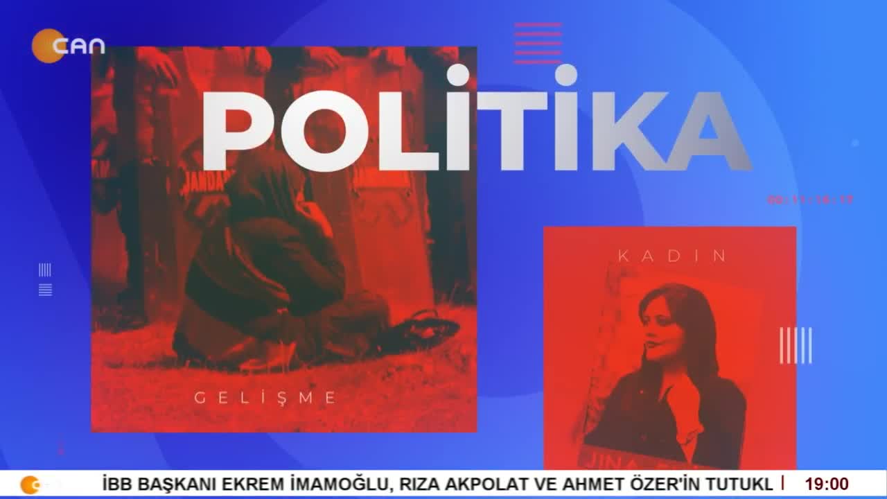 - Avrupada'ki Arap Aleviler Suriye'deki Alevilere İlişkin Rapor Hazırladı, 
- İmralı Heyeti'nden Kıritik Açıklama, 
- Elif Sonzamancı İle Can Aktüel Ana Haber - CANTV