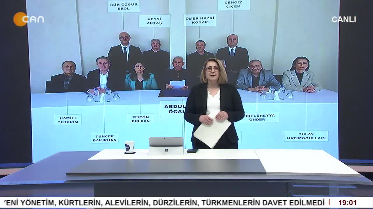 - Öcalan'ın Çağrısı Büyük Çağrı Uyandırdı, 
- Adıyaman'da Cemevine Yapılan Saldırı Kınandı, 
- Sivas Katliamı Faillerinin Tahliyesine Tepki, 
- Elif Sonzamancı İle Can Aktüel Ana Haber. - CANTV