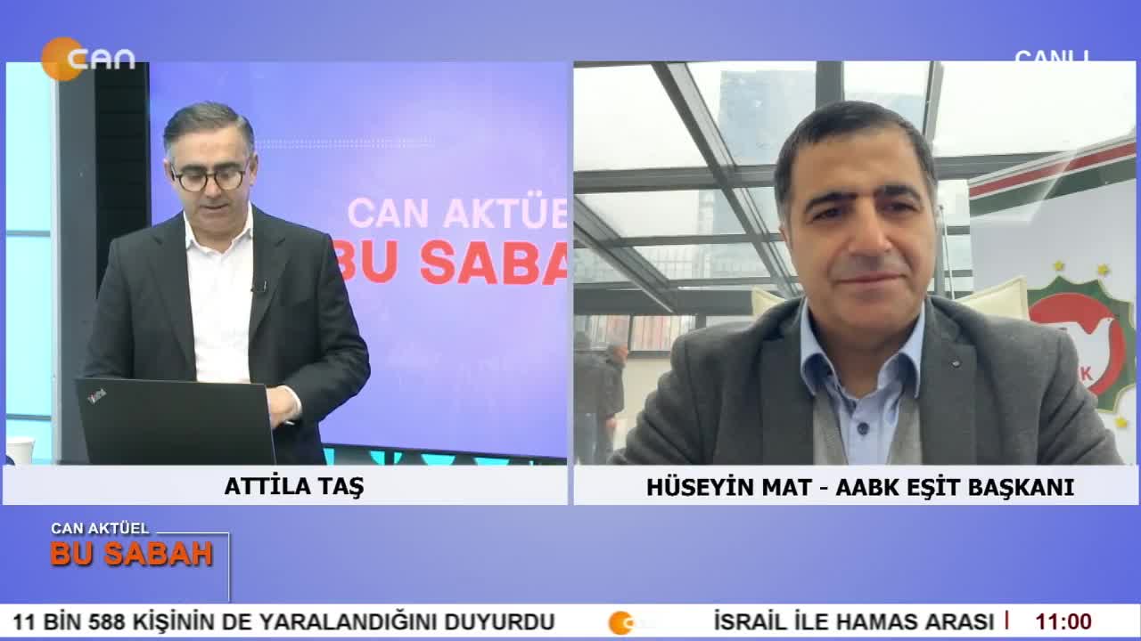 Attila Taş’ın sunumuyla Can Aktüel Bu Sabah’ın konuğu AABK Eşit Başkanı Hüseyin Mat - 2. Bölüm - CANTV