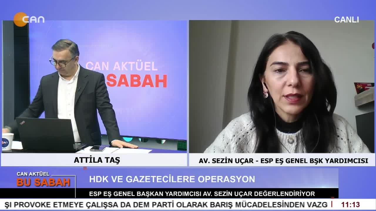 Attilâ Taş’ın sunumuyla Can Aktüel Bu Sabah’ın konuğu Avukat Sezin Uçar - 2. Bölüm. - CANTV