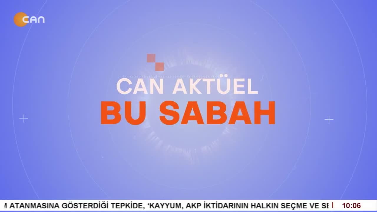 Attila Taş’ın sunumuyla Can Aktüel Bu Sabah’ın konuğu Kağızman Belediyesi Seçilmiş Eş Başkanı Mehmet Alkan. - CANTV