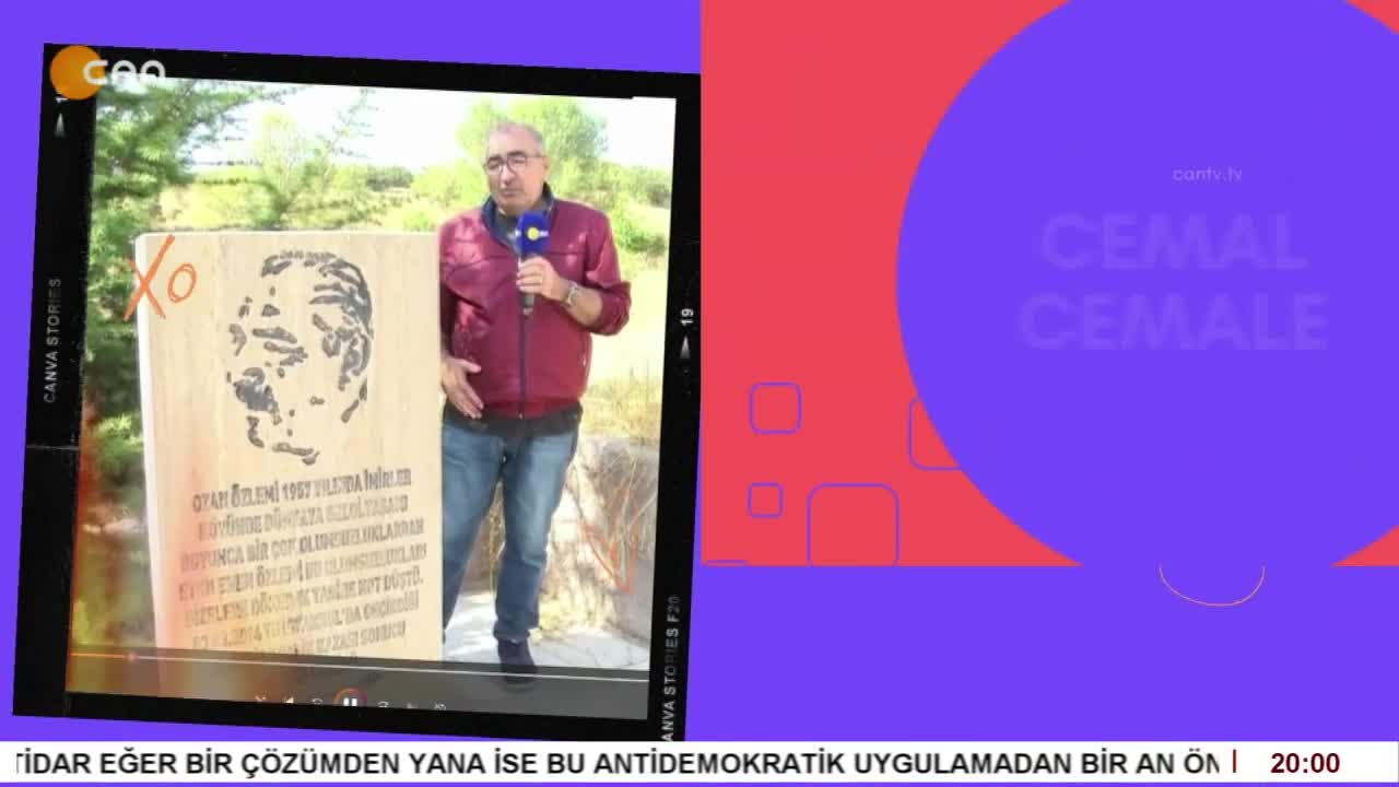 - Perişan Ali'yi Anıyoruz
- Hüseyin Kelleci'nin Hazırlayıp Sunduğu Cemal Cemale Programının Konukları Perişan Ali'in Aile Fertlerinden Fadime İsbir, Yeter Şeker, Aslı İsbir, Duru İsbir Ve Tuncay Bingöl - CANTV