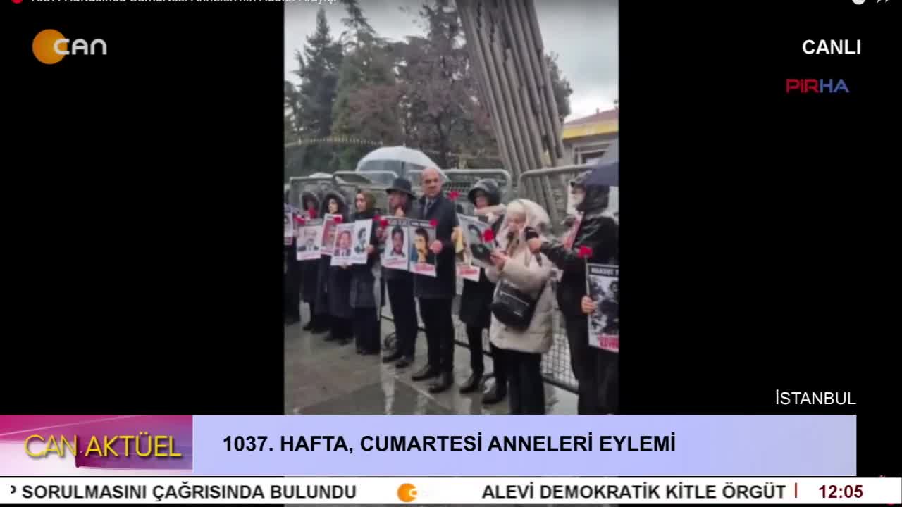 1037. Hafta Cumartesi Anneleri Eylemi. - CANTV