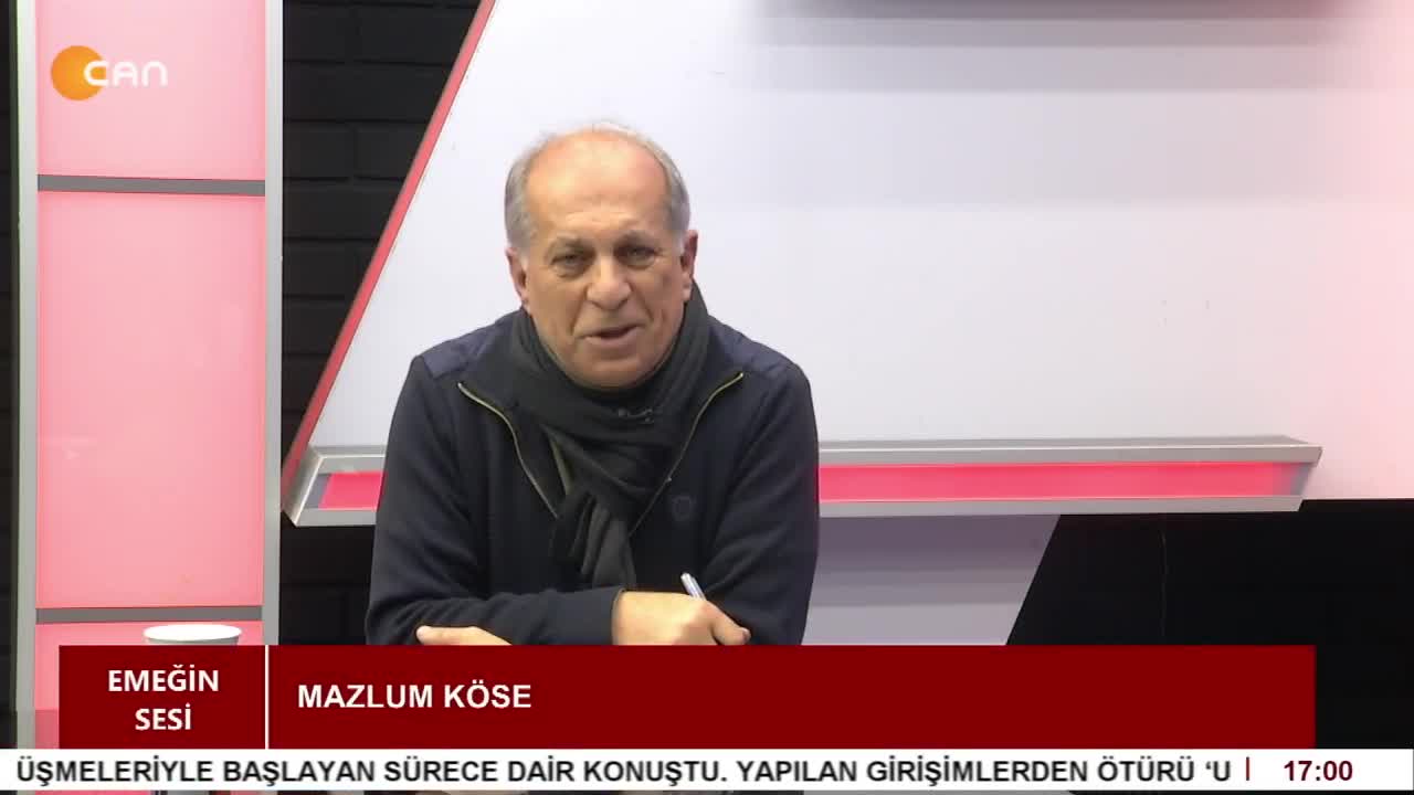 - Ülkede İşçi Hareketleri
- Son Dönemlerde Grevler Ne Anlam Taşıyor
- Asgari Ücret, Dar Gelirliler İçin Ne İfade Ediyor
- Sefaletten Kurtuluşun Yolu Nereden Geliyor
- Mazlum Köse ile Emeğin Sesi Programının Konuğu EMEP Genel Başkan Yardımcısı Levent Tüzel - CANTV