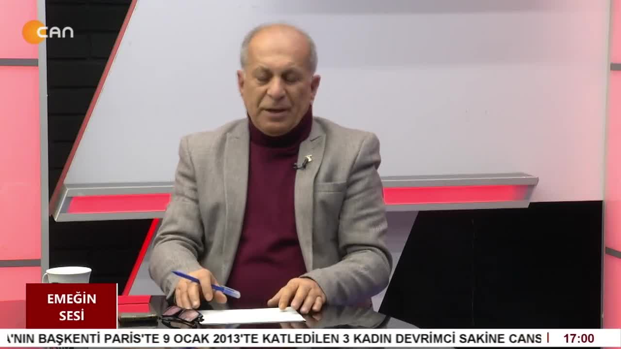 Mazlum Köse ile Emeğin Sesi programının konuğu Gazeteci Ender İmrek. 
- 2024 yılında emek cephesinde neler yaşandı?
- 2025 yılında emekçileri neler bekliyor ? - CANTV