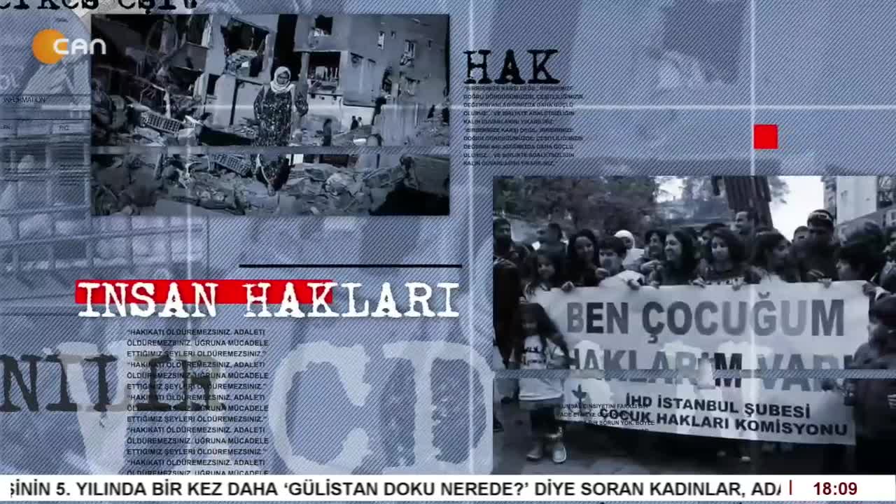 - Suriye'deki Saldırıların İnanç Gruplarına Etkisi
- Gülseren Yoleri İle İnsan Hakları Programının Konukları ABF Genel Başkan Yardımcısı İbrahim Karakaya Ve PSAKD Samandağ Şube Başkanı Mehmet Uysal - CANTV