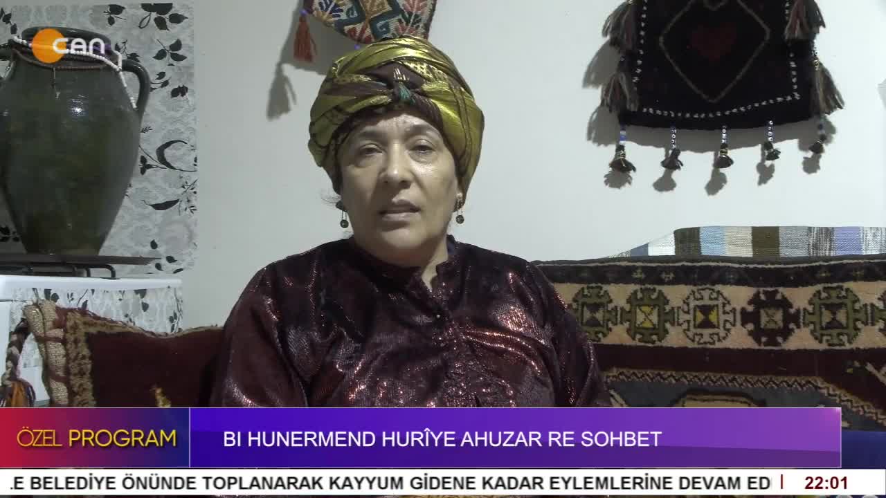 - BI HUNERMEND HURÎYE AHUZAR RE SOHBET
- Elif Tabak İle Özel Program CanTV'de - CANTV