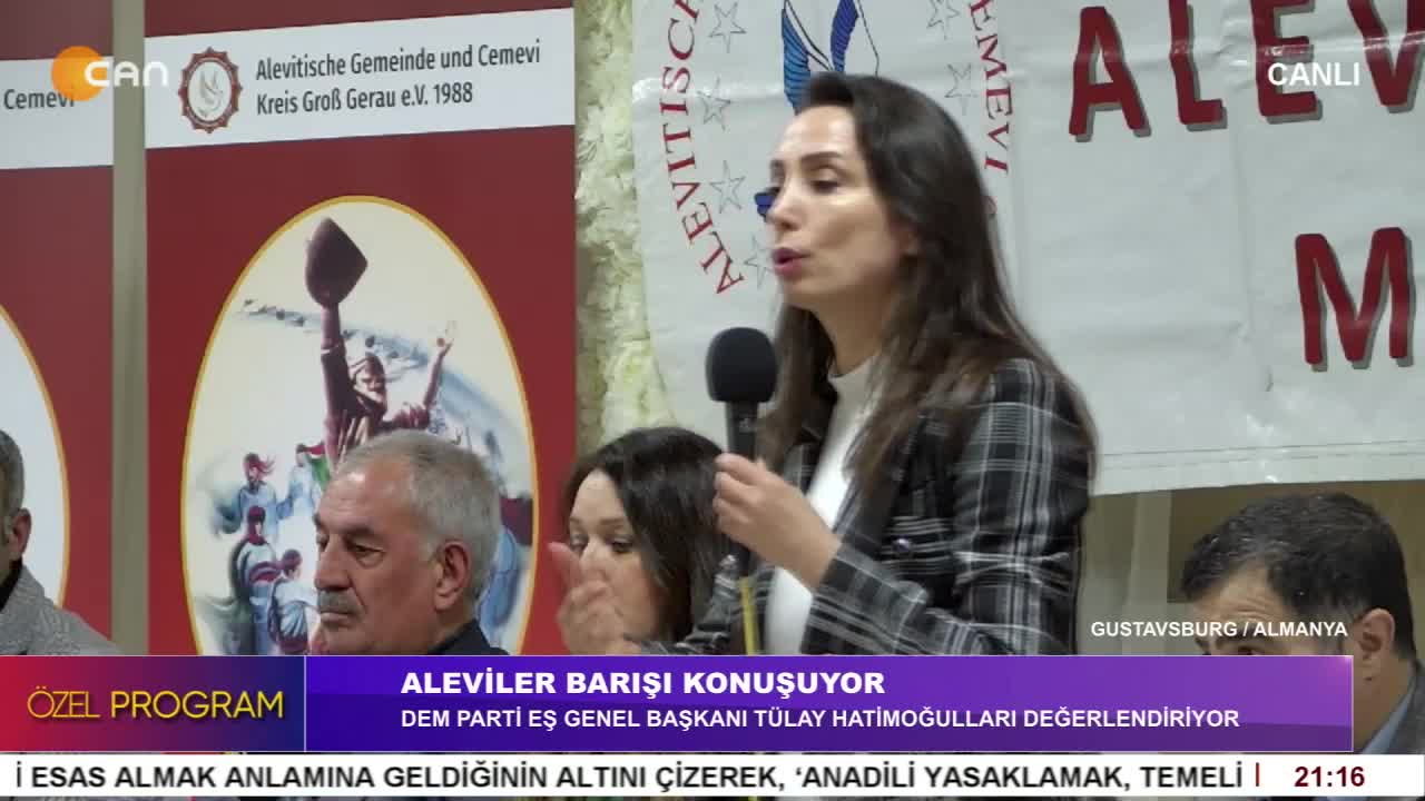 - ALEVİLER BARIŞI KONUŞUYOR, 
- AVRUPA ALEVİ KONFERANSI. 3 .BÖLÜM - CANTV